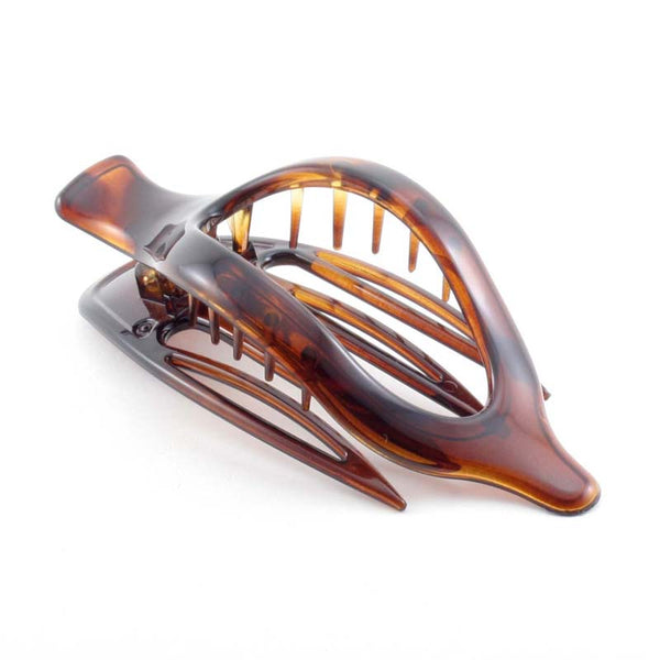 "Heather" Large Jaw ~ Made in France ~ Tortoise