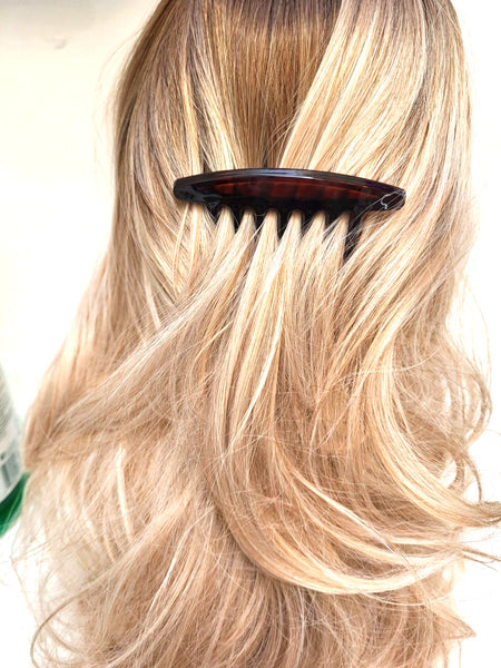 Large Edith Comb~ Tortoise ~ Made in France
