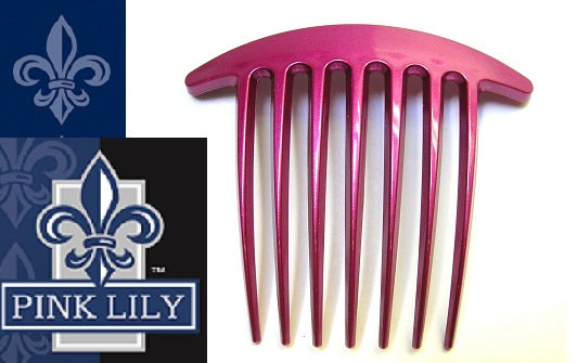Large Edith Comb~ Bordeaux ~ Made in France