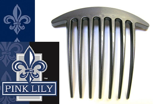 Large Edith Comb~ Gray ~ Made in France