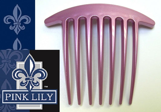 Large Edith Comb~ Rose ~ Made in France