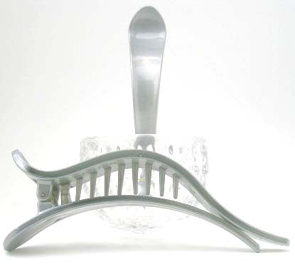 "Lulu" Slide  ~ Made in France ~ Light Dove Gray