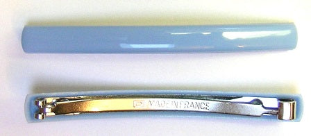 Sabine Barrette ~ Set of 2 pcs. ~  Made in France ~ Baby Blue