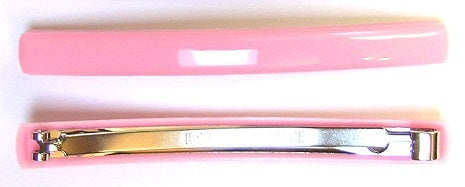 Sabine Barrette ~ Set of 2 pcs. ~  Made in France ~ Pink