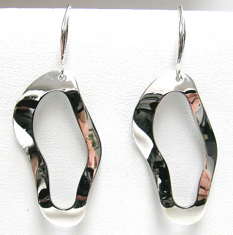 Pink Lily ~ Hoop Drop Earrings ~ #104