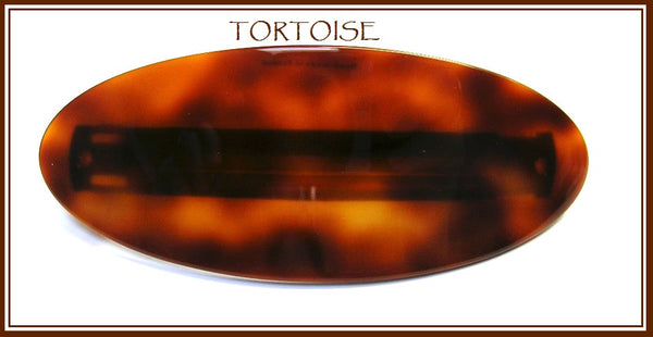 "Claudia" Volume Barrette ~ HANDMADE IN FRANCE ~ Onyx