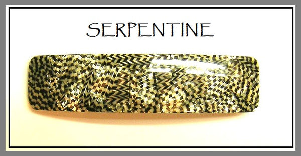 "Davina"Volume Barrette ~ HANDMADE IN FRANCE ~ Serpentine