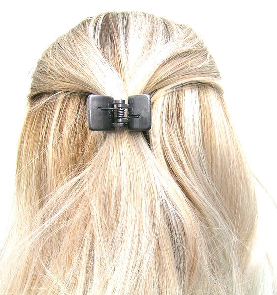 "Natalie" Jaw ~ Made in France ~ Venetian Blue