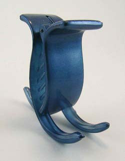 "Natalie" Jaw ~ Made in France ~ Venetian Blue