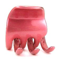 "Stephanie" Large Jaw ~ Made in France ~ Pink Grenadine