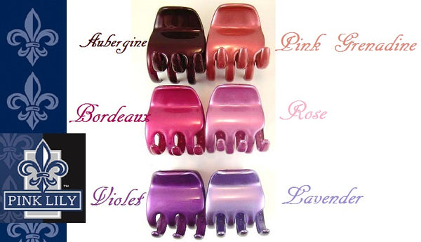 "Stephanie" Large Jaw ~ Made in France ~ Lilac