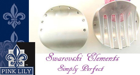 "Lola" Jaw~ 9 Swarovski Crystals ~ Handmade in France ~ SALE