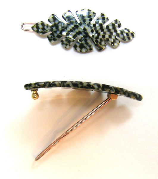 "Pippa" Tige Boule Barrette ~ Handmade in France ~ Serpentine