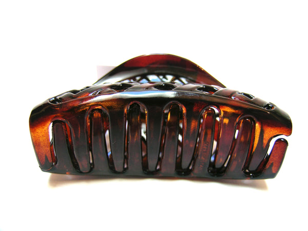 "Constance"  Medium Jaw ~ Made in France ~ Tortoise