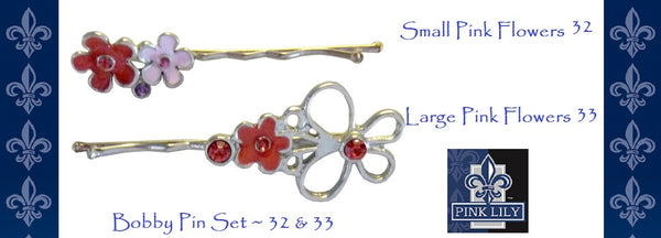 2 Pcs. Set ~ Beautiful Birds Flying Bobby Pin #40