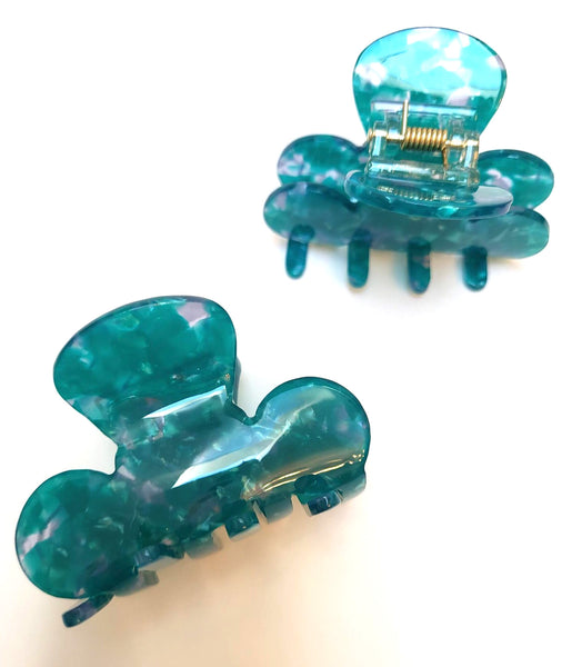 Pink Lily ~ "Christa Jaw" Turquoise & Purple ~ NEW