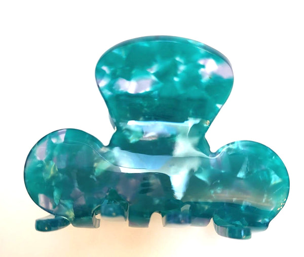 Pink Lily ~ "Christa Jaw" Turquoise & Purple ~ NEW