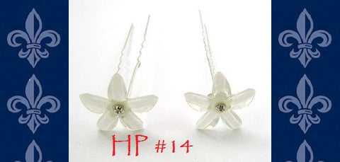 Pink Lily ~ Flower Head Pin ~ #14 ~ Sold as a SET