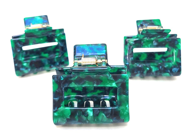 Pink Lily ~ "Iris Jaw" ~  Blue & Greens ~ NEW