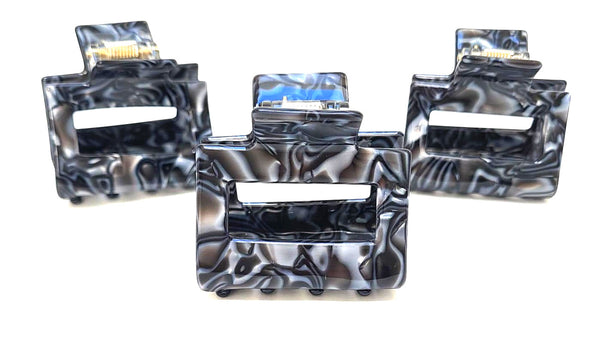 Pink Lily ~ "Iris Jaw" ~ Gray Onyx ~ NEW