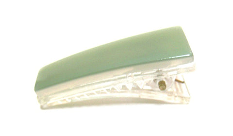 Pink Lily ~ "Hannah" lovely Light Green ~ Pinch Clip #127