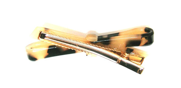 Pink Lily ~ "Elegant Betty-Bow" Ivory Tokyo ~ Pinch Clip #142