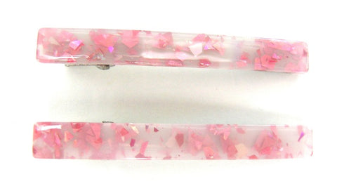 Pink Lily ~ "Kimberly" Pinch Clip Set #17 ~ Pink