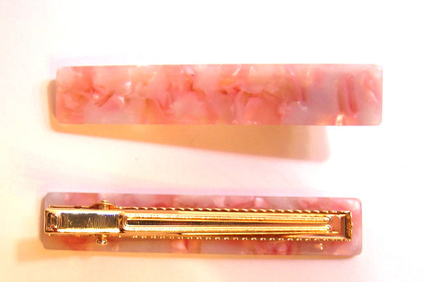 Pink Lily ~ "Lucy" Marbled Pinks ~ Pinch Clip #51