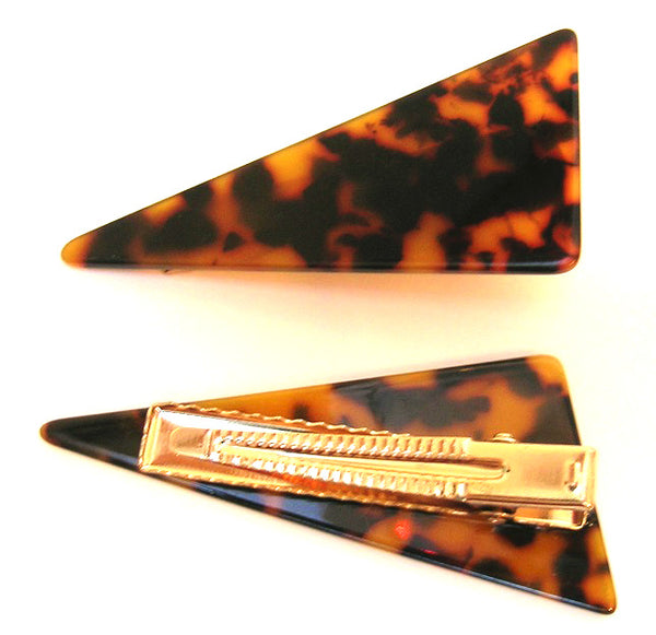 Pink Lily ~ "Alice" Marbled Tokyo ~ Triangle Pinch Clip #58