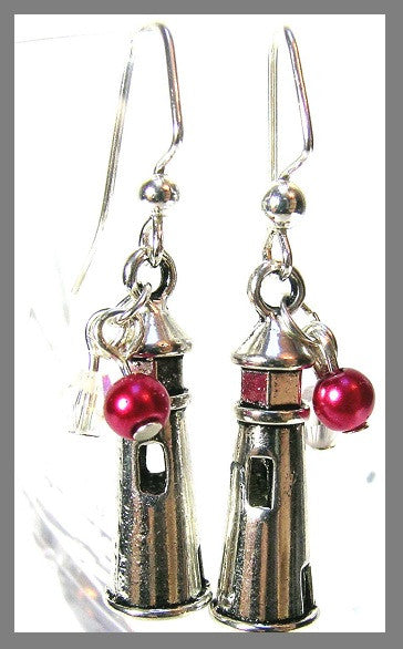 PINK LILY  ~ Light House Earrings ~ #94 ~4 COLORWAYS