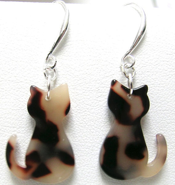 Pink Lily ~ Silver Plated Resin Cats ~ 3 Colorways #93-Cat