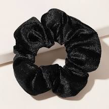 Velvet Scrunchies - Black