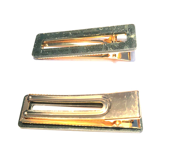 Pink Lily ~ "Taylor" Green Variegated ~ Pinch Clip #170