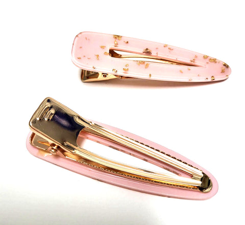 Pink Lily ~"Kate" Light Blue ~ Pinch Clip  #156