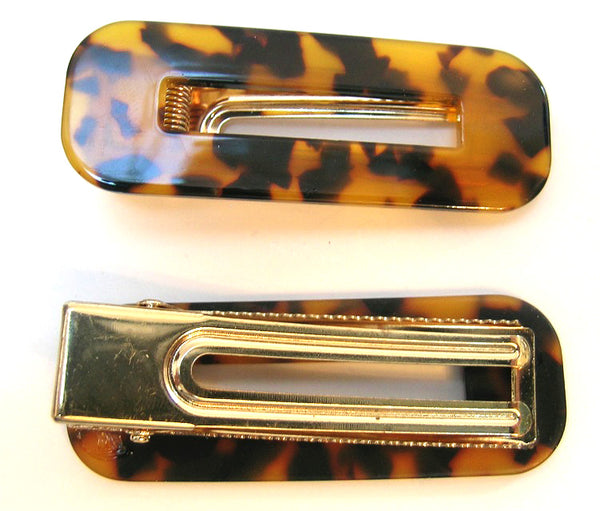 Pink Lily ~ "Taylor" Tokyo ~ Rectangle Pinch Clip #44