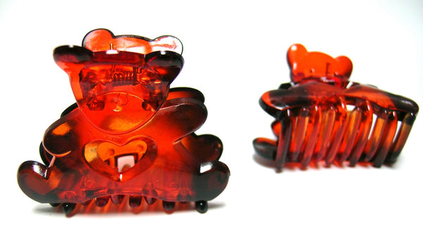 Pink Lily Kids ~ Tortoise Teddy Bear Jaw ~ #28